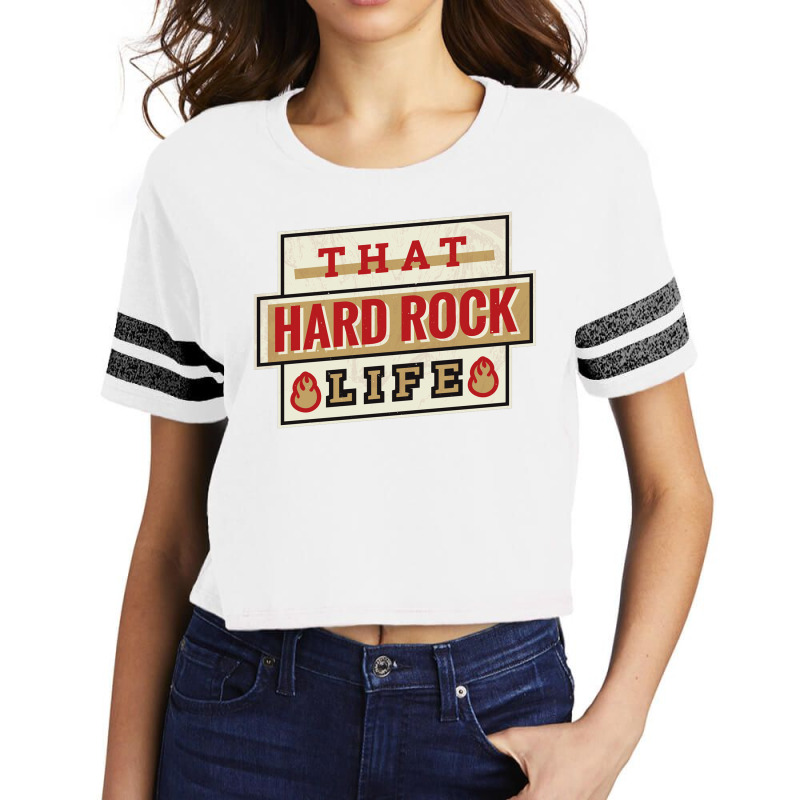 Hard Rock Life Scorecard Crop Tee | Artistshot