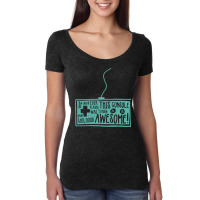 Never Stop Playing Women's Triblend Scoop T-shirt | Artistshot