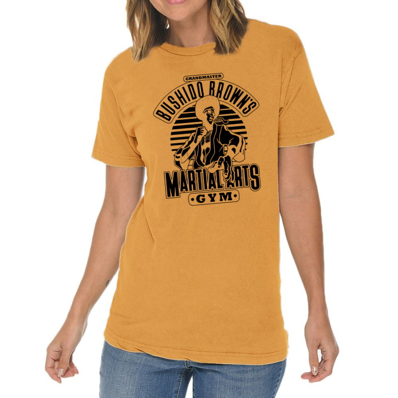 The Grandmaster Browns Martial Arts Gym Vintage T-Shirt by Firework Tess | Artistshot