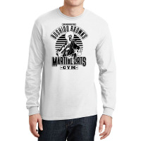 The Grandmaster Browns Martial Arts Gym Long Sleeve Shirts | Artistshot