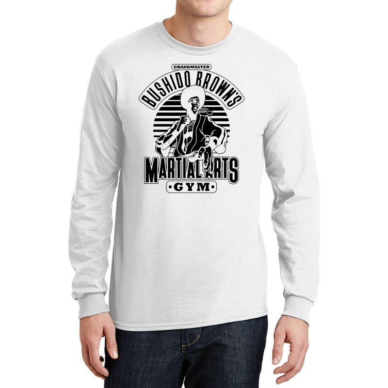 The Grandmaster Browns Martial Arts Gym Long Sleeve Shirts by Firework Tess | Artistshot