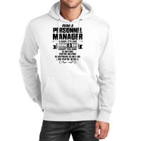 Being A Personnel Manager Copy Unisex Hoodie | Artistshot