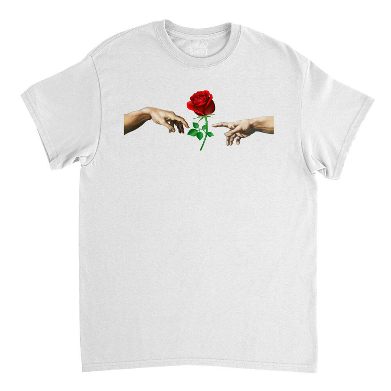 Hand Rose Classic T-shirt | Artistshot