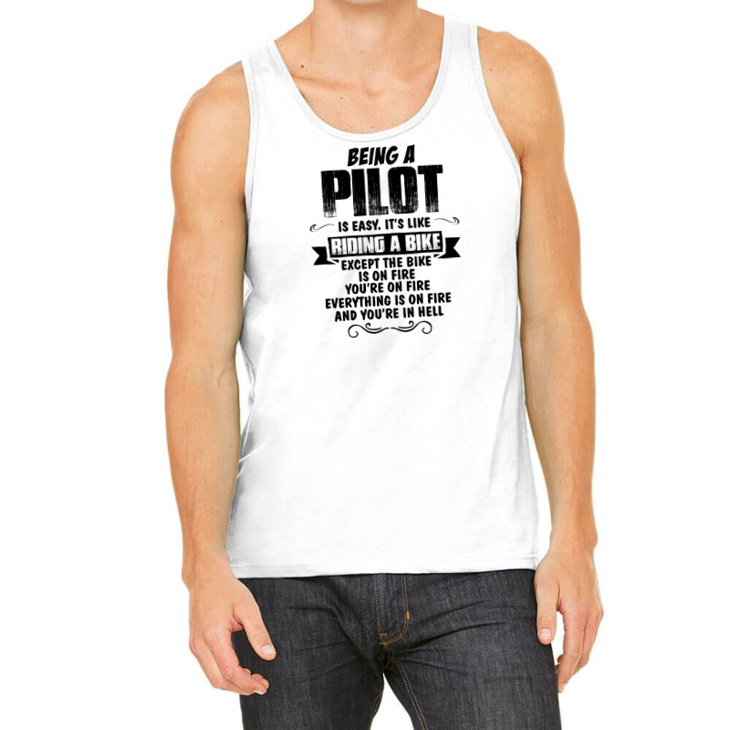 Being A Pilot Copy Tank Top | Artistshot