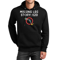 Leg Prosthetic Gift Leg Amputation Amputee T Shirt Unisex Hoodie | Artistshot