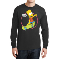 The Simpsons Bart Simpson Eat My Shorts Premium T Shirt Long Sleeve Shirts | Artistshot