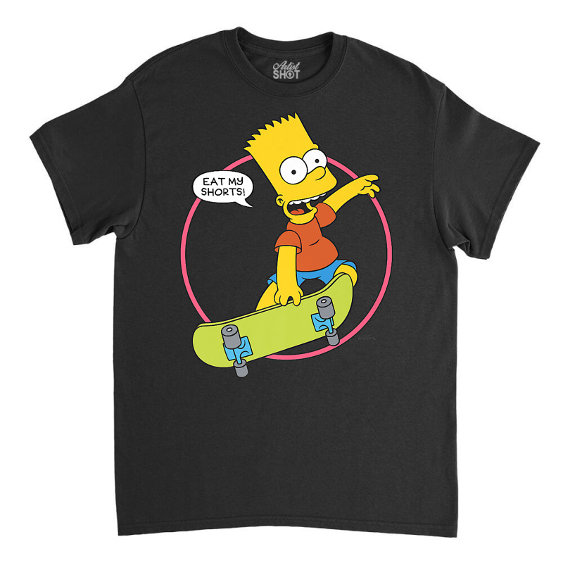 The Simpsons Bart Simpson Eat My Shorts Premium T Shirt Classic T-shirt by keishawnredner | Artistshot