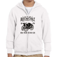 Benz   The Original Automobile   Antique Car Youth Zipper Hoodie | Artistshot