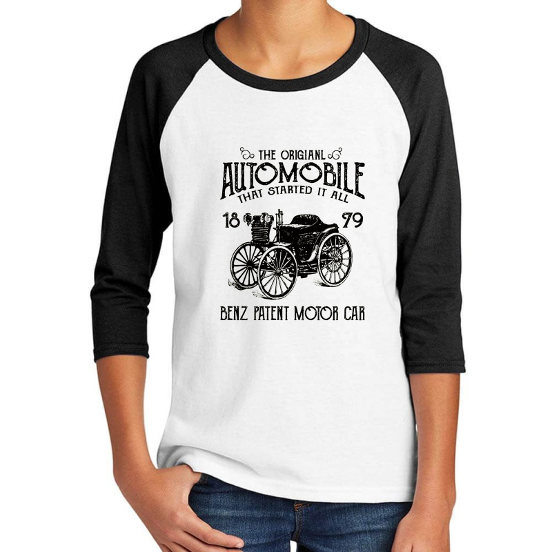 Benz   The Original Automobile   Antique Car Youth 3/4 Sleeve by yaktubu | Artistshot