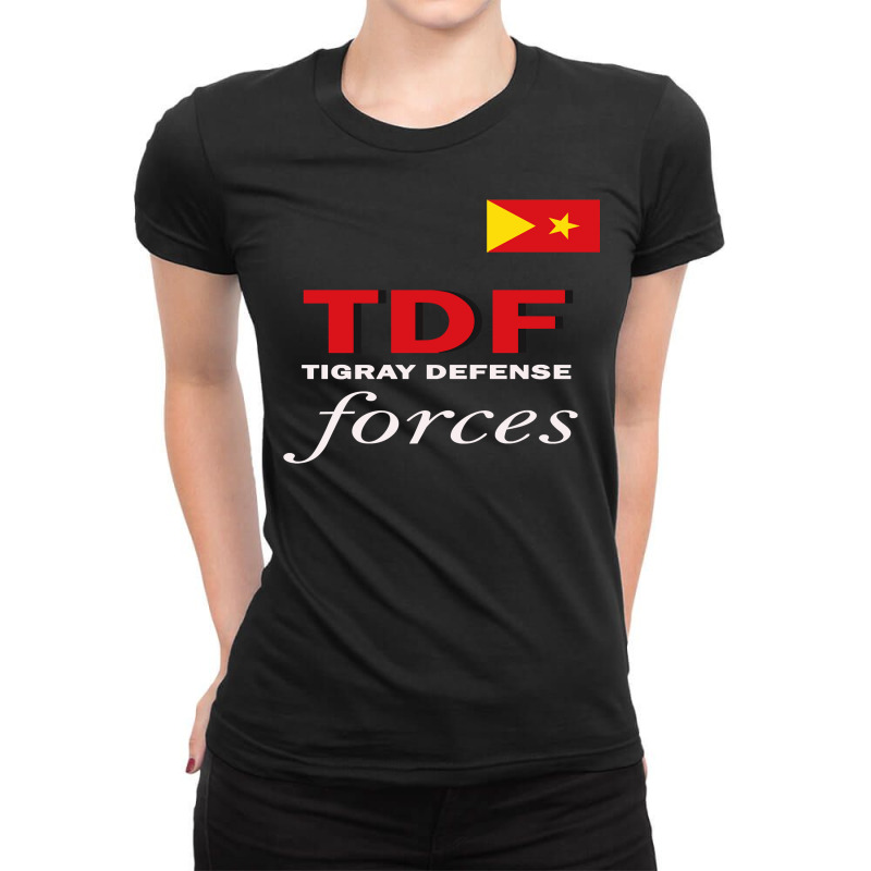 Tigray Map Flag Ethiopia Tigray People Tdf Was Tigray 2021 Pullover Ho Ladies Fitted T-Shirt by emaliekrein | Artistshot