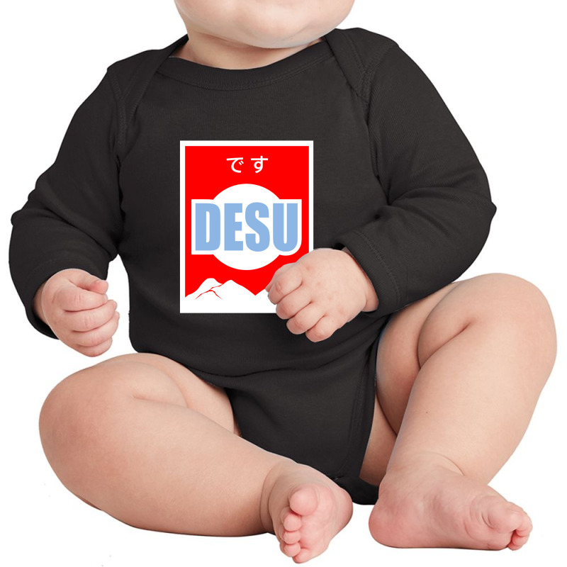 Desu  3 Long Sleeve Baby Bodysuit | Artistshot