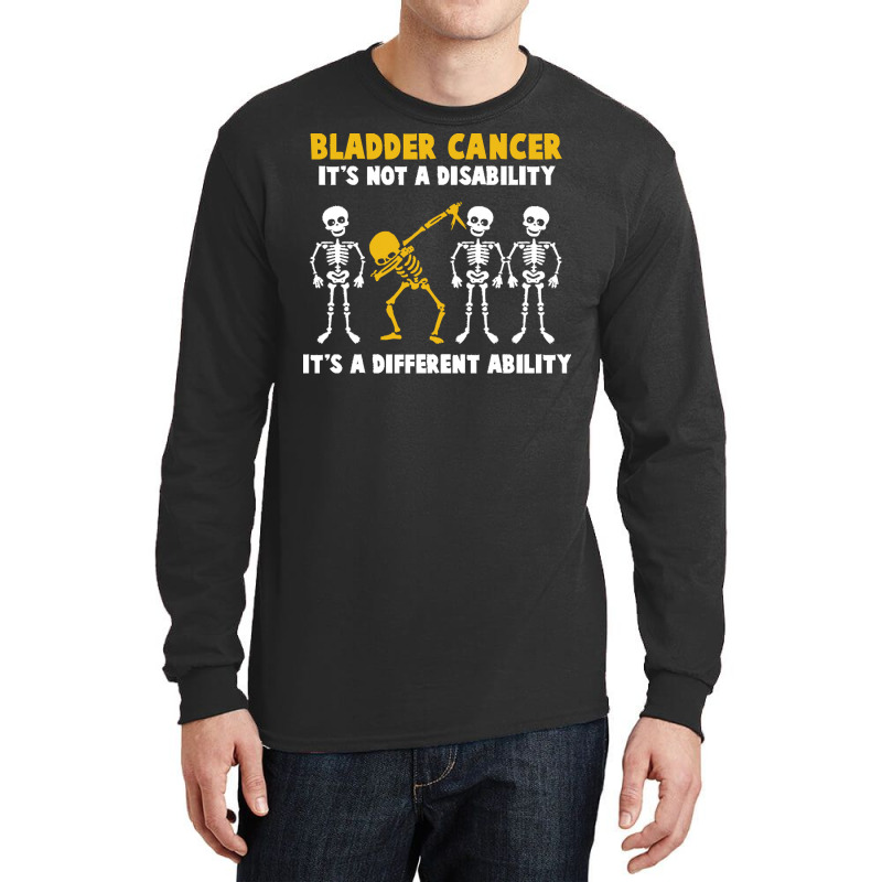 Bladder Cancer T  Shirt Bladder Cancer Awareness It's Not A Disability Long Sleeve Shirts by rico96716 | Artistshot