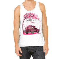 In October We Wear Pink Truck Pumpkin Breast Cancer Tank Top | Artistshot