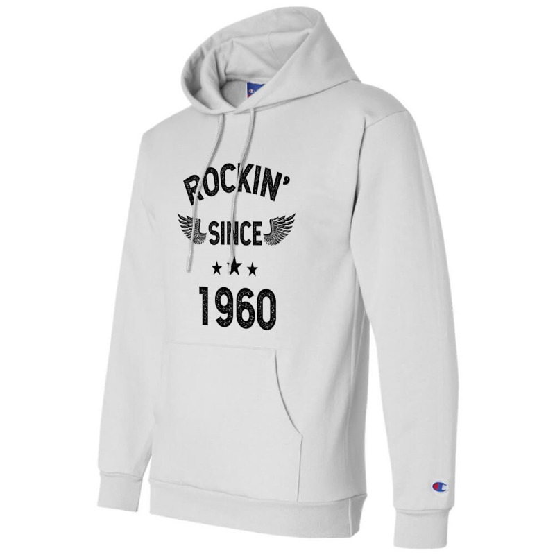 Gift For 60 Year Old: Classic Rock 1960 60th Birthday Champion Hoodie | Artistshot