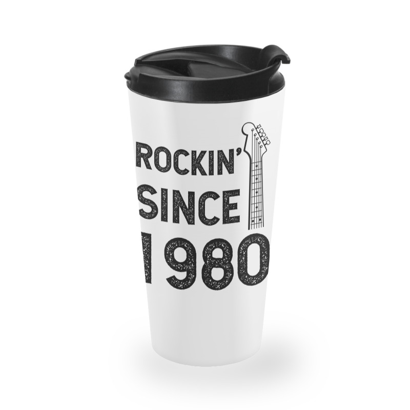 Gift For 40 Year Old: Classic Rock 1980 40th Birthday Travel Mug | Artistshot