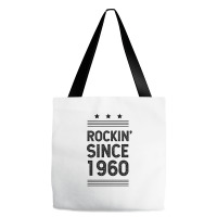 Gift For 60 Year Old: Classic Rock 1960 60th Birthday Tote Bags | Artistshot