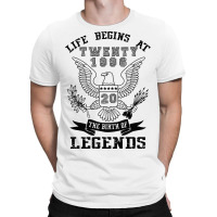 Life Begins At Twenty 1996 The Birth Of Legends T-shirt | Artistshot