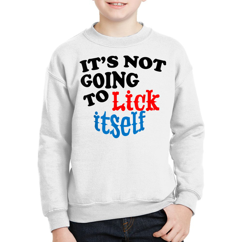 It's Not Going To Lick Itself Funny Novelty T Shirt Youth Sweatshirt by zakarimullin | Artistshot