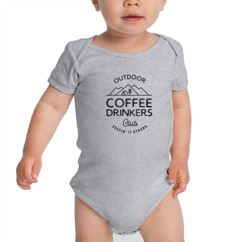 Outdoor Coffee Drinkers Baby Bodysuit by Jonathanz | Artistshot