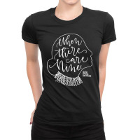 When There Are Nine Ladies Fitted T-shirt | Artistshot