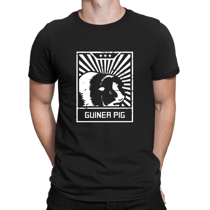 Guinea Pig Propaganda Poster T-shirt | Artistshot