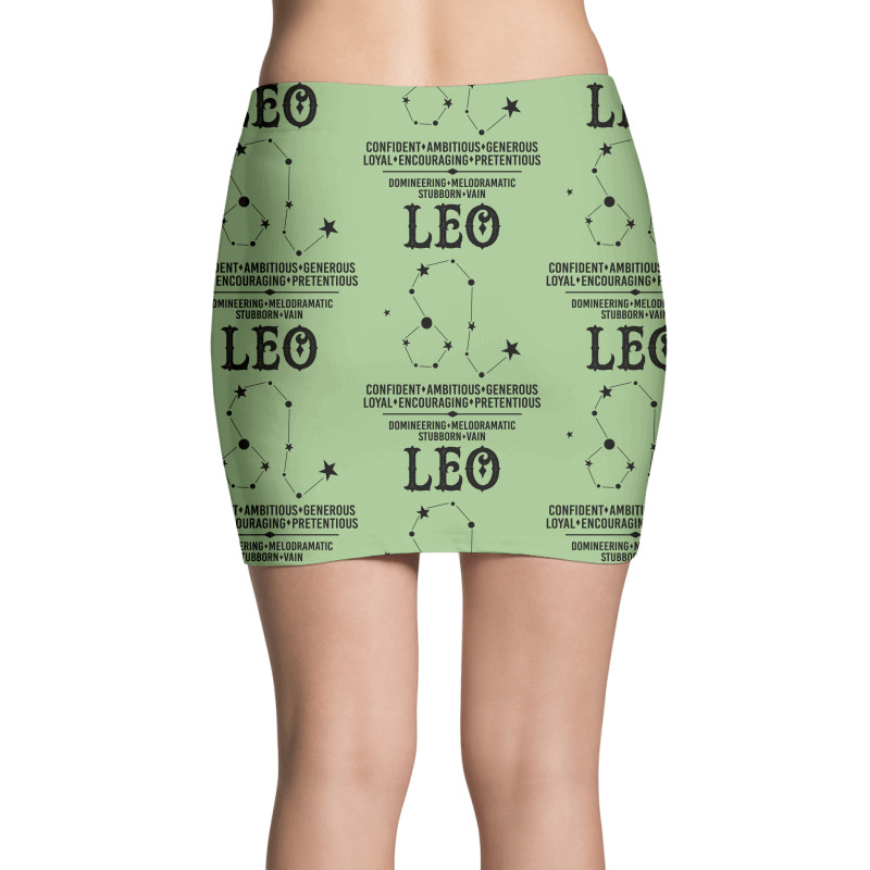 Leo Zodiac Sign Mini Skirts | Artistshot