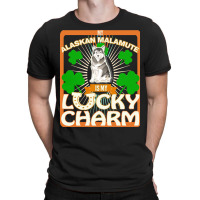 Alaskan Malamute T  Shirt My Alaskan Malamute Is My Lucky Charm   Gift T-shirt | Artistshot