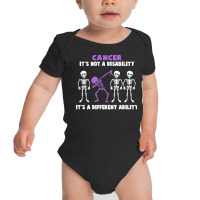 Cancer Awareness T  Shirt Cancer Awareness It's Not A Disability It's Baby Bodysuit | Artistshot