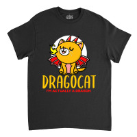 Cat Kitty Dragon Cat Cute Black Cat Classic T-shirt | Artistshot