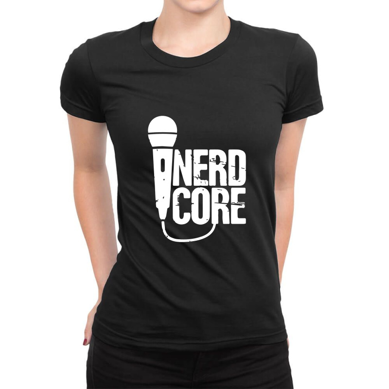 Nerdcore Ladies Fitted T-shirt | Artistshot