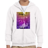 The Heights Collage Youth Zipper Hoodie | Artistshot