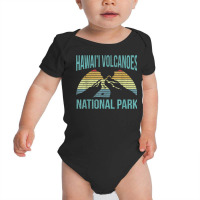 Retro Vintage National Park   Hawaii Volcanoes National Park T Shirt Baby Bodysuit | Artistshot