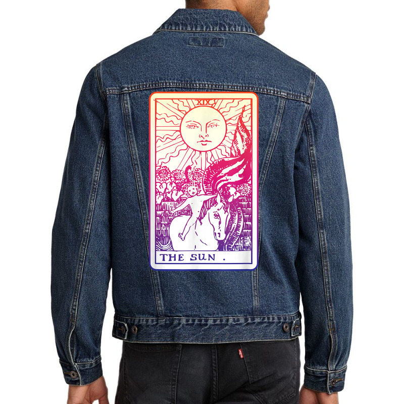 The Sun Tarot Card Witch Aesthetic Witchy Major Arcana T Shirt Men Denim Jacket by oluwafemimccullers | Artistshot