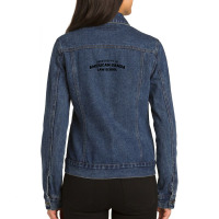 Education Law Ladies Denim Jacket | Artistshot