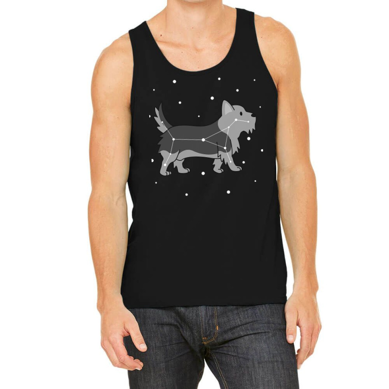 Dog Yorkshire Terrier Constellation Puppy Animal Tank Top | Artistshot