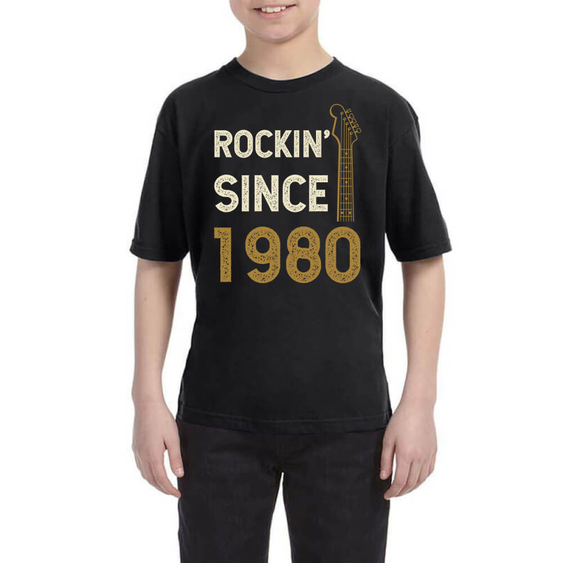 Gift For 40 Year Old: Classic Rock 1980 40th Birthday Youth Tee | Artistshot