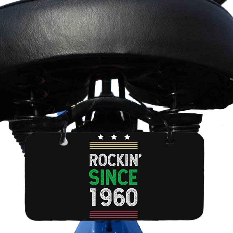 Gift For 60 Year Old: Classic Rock 1960 60th Birthday Bicycle License Plate | Artistshot