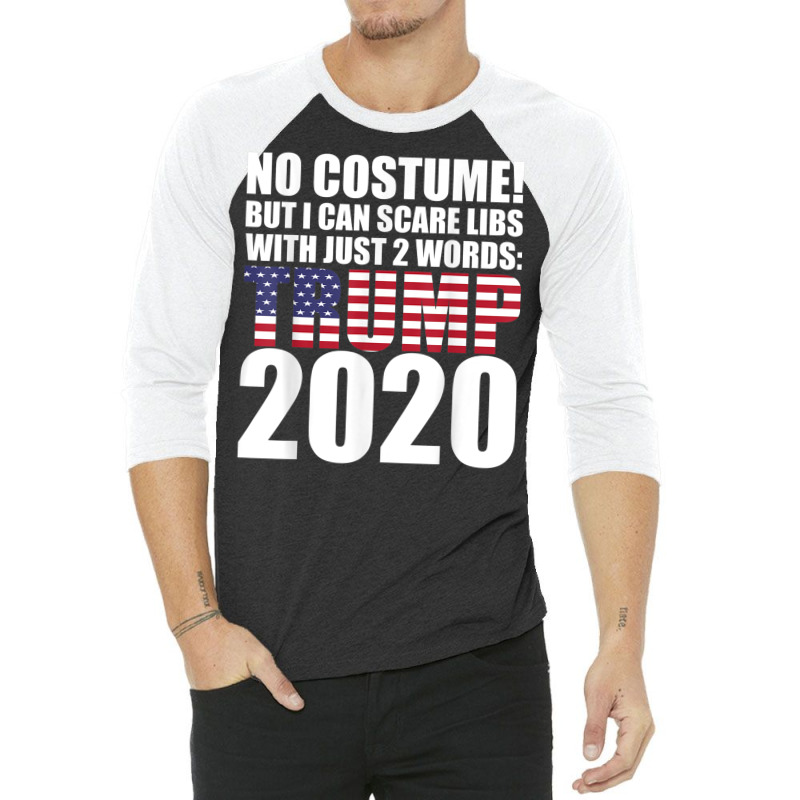 Trump Halloween Costume 3/4 Sleeve Shirt | Artistshot