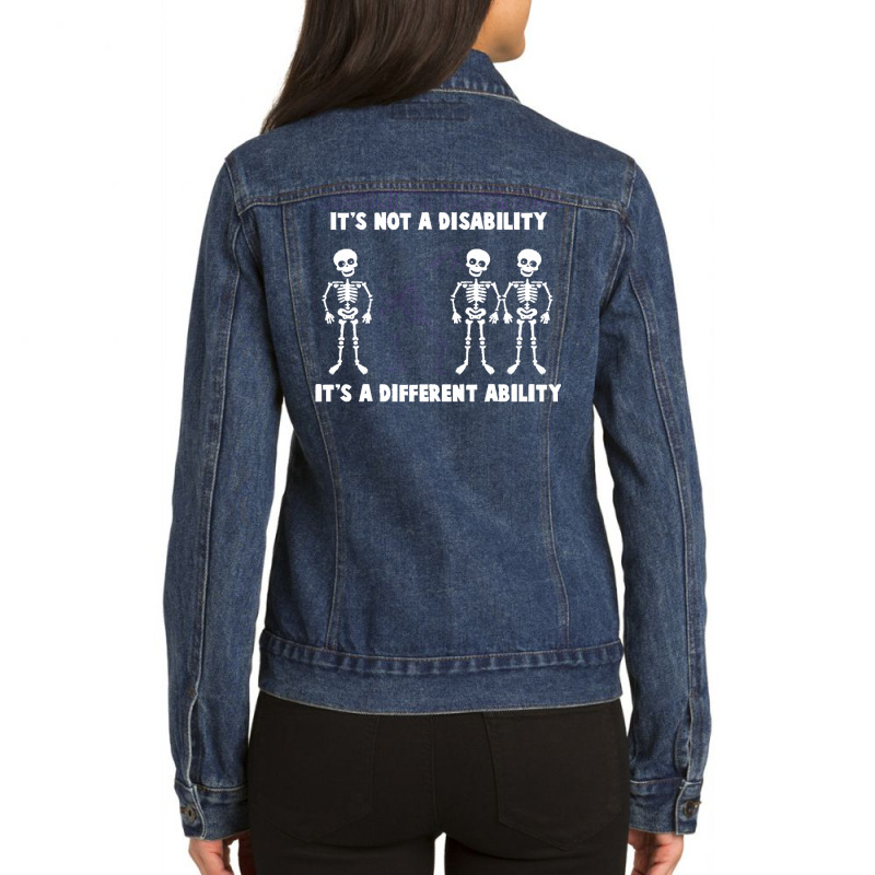 Hodgkins Lymphoma Awareness T  Shirt Hodgkin's Lymphoma Awareness It's Ladies Denim Jacket by rico96716 | Artistshot