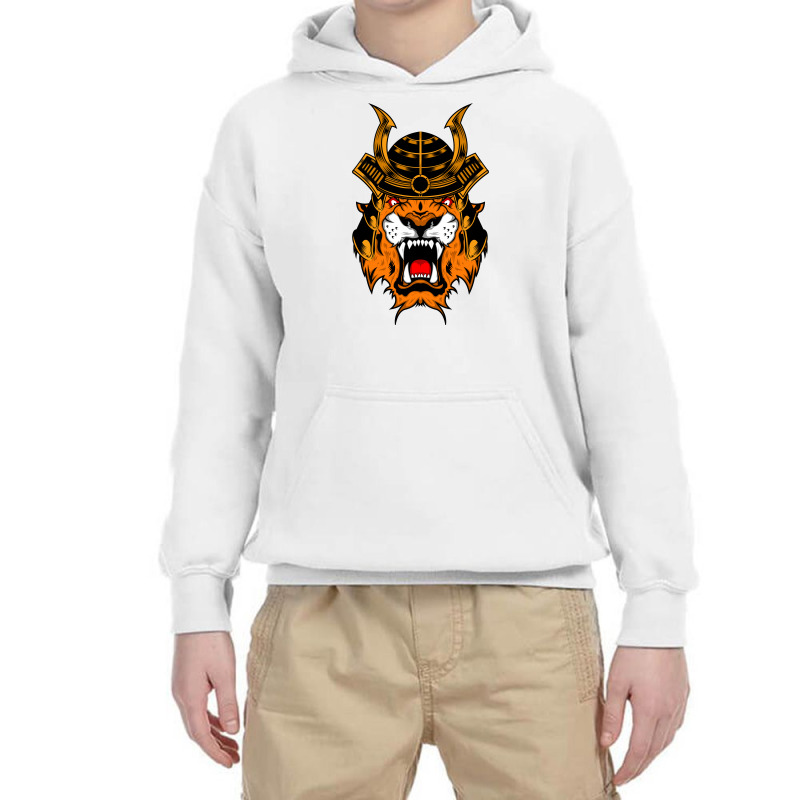 Tiger Head Vector Youth Hoodie | Artistshot