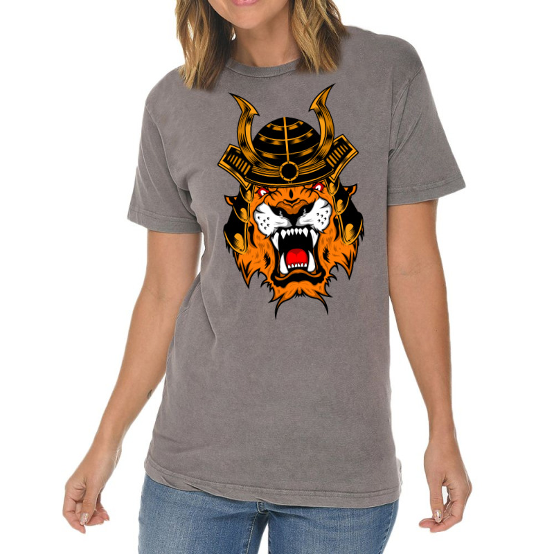 Tiger Head Vector Vintage T-shirt | Artistshot