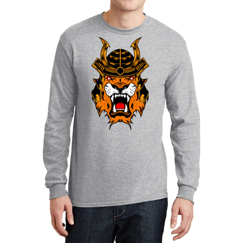 Tiger Head Vector Long Sleeve Shirts | Artistshot