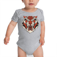 Tiger Head Vector Baby Bodysuit | Artistshot