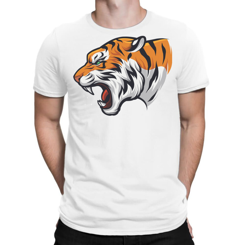 Tiger Head Vector T-shirt | Artistshot