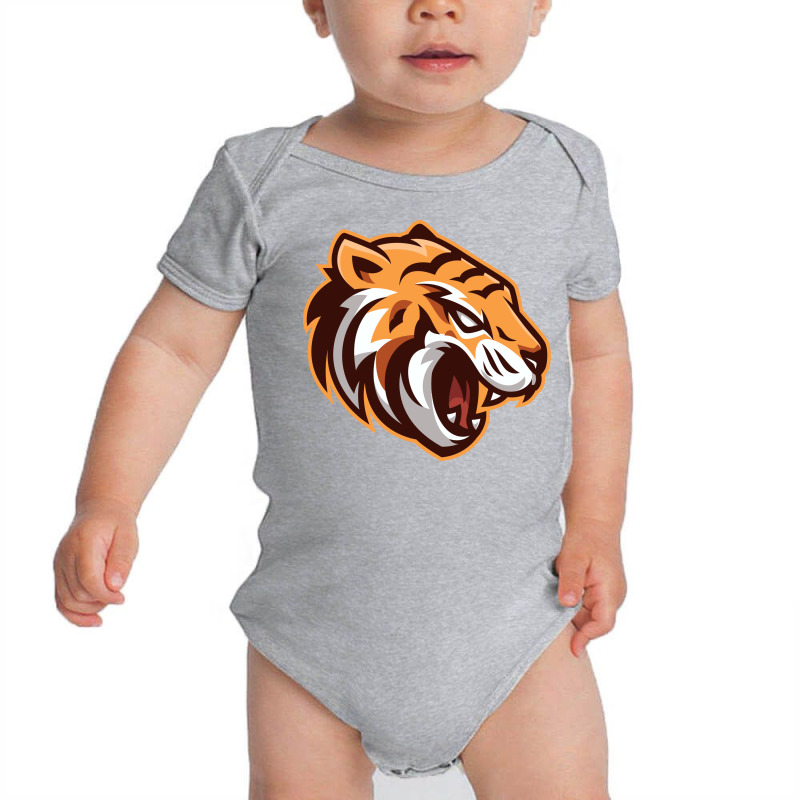 Tiger Head Vector Baby Bodysuit | Artistshot