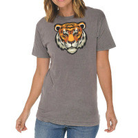 Tiger Head Vector Vintage T-shirt | Artistshot