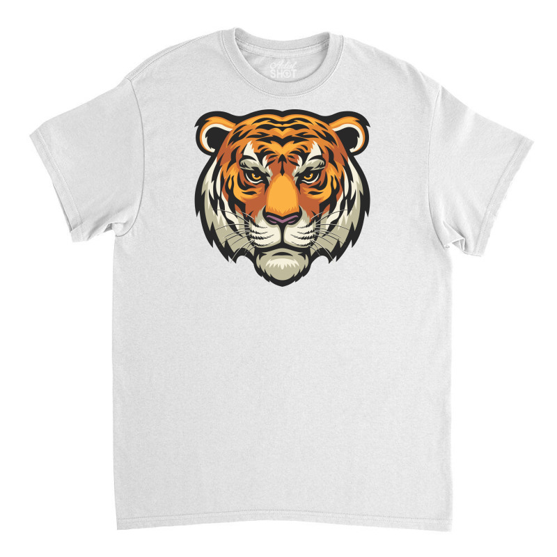 Tiger Head Vector Classic T-shirt | Artistshot