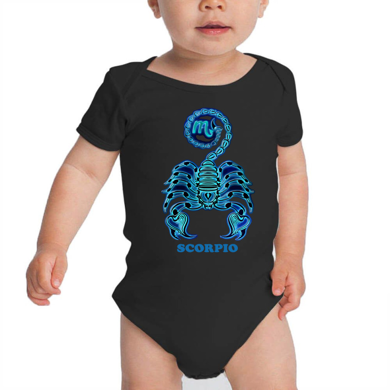 Scorpio personality Astrology Zodiac Sign Horoscope Design Pullover H Baby Bodysuit by zakarimullin | Artistshot