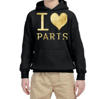 I Love Paris Youth Hoodie | Artistshot