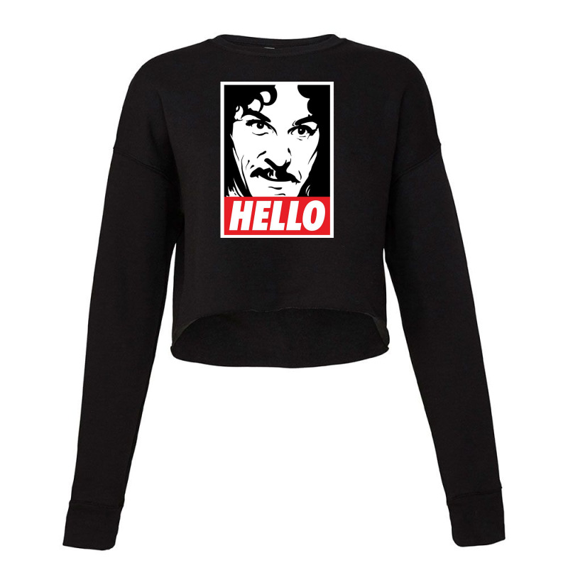 Hello Cropped Sweater by chrisnom | Artistshot